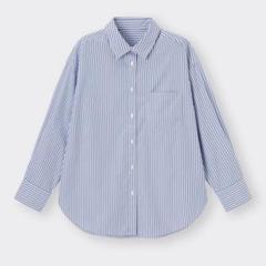 GU ストライプオーバーサイズシャツのサムネイル