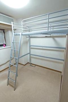 ●川崎引取り限定・IKEA/イケアのスチール製 ロフトベッド!