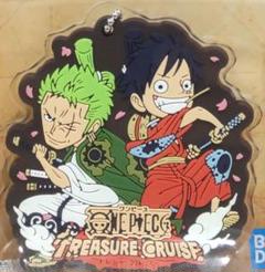 ONE PIECE ゾロ＆ルフィ ラバーマスコット キーホルダー - メルカリ
