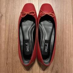 美品！agnes b. アニエスベーフラットシューズ23 シルバーバレエシューズ アニエスベー agnes b. バレエシューズ （シルバーL
