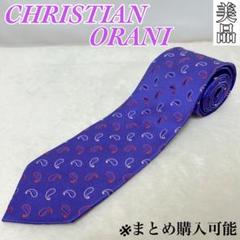 極美品　CHRISTIAN ORANI ネクタイ　ビジネス　おしゃれ　メンズ