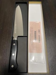 特別価格】延房 木屋 鎌型包丁（三徳包丁） 180mm 粉末鋼