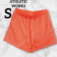 レア✨ATHLETIC 【S】　オレンジ ショートパンツ　軽量　ランニング