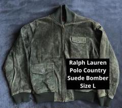 Polo Country スウェード ボマージャケット L Polo Country スウェード ボマージャケット L