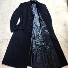 ✨美品 アルマーニ チェスターコート マキシ丈 カシミヤ アンゴラ 希少XL 入手困難✨XXL相当 アルマーニコレツィオーニ チェスターコート
