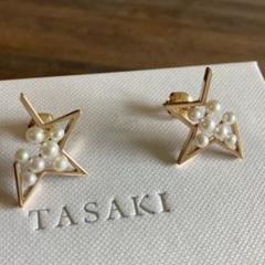 TASAKI タサキ アブストラクトスターピアス - メルカリ