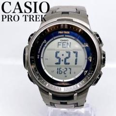 希少✨CASIO PRO TREK PRW-3000T チタンバンド　付属駒付き
