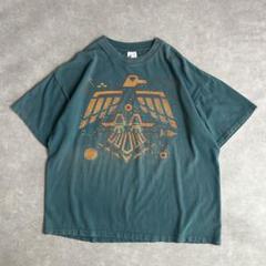 90s アートプリントTシャツ シングルステッチ サンダーバード ネイティブ