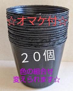 黒色ポリポット20個【9cm】