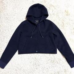 極美品　Theory 23AW カシミヤ混　ダブルフェイスジャケット　紺色