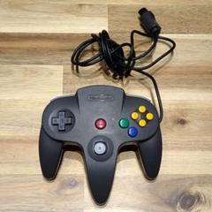 ニンテンドー64 コントローラー 黒　ジャンク品