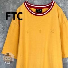 【日本製】FTC ロゴ 刺繍 半袖 リンガー Tシャツ 古着 メンズ