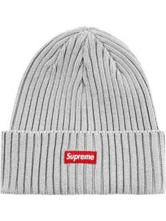 新品未使用】Supreme オーバーダイド ボックスロゴ ビーニー グレー