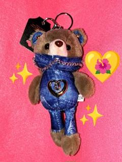 ♡激レア♡美品♡おしゃれクマちゃんジンズぬいぐるみキーホルダー♡おすすめ商品♡♡