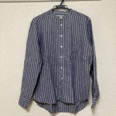James Mortimer アイリッシュリネン ストライプシャツ 40 アイリッシュリネン James Mortimer/ジェイムス・モルティマー