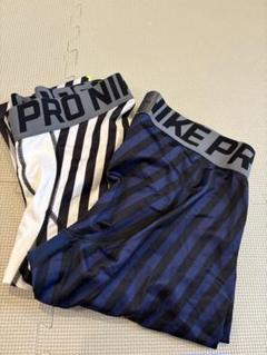 NIKE pro スパッツ タイツ XL 2枚セット 中古 トレーニングウェア