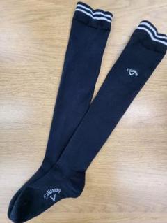 Callaway 黒 ニーハイソックス