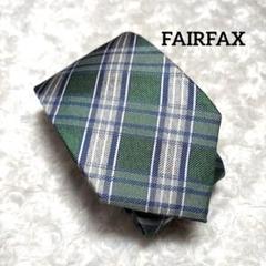 MALE & CO. FAIRFAXチェック柄 ネクタイ グリーン系