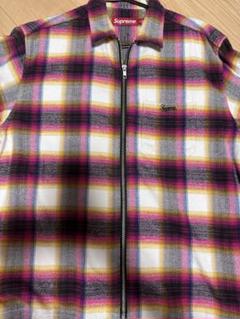 SUPREME Shadow Plaid Flannel Zip Shirtのサムネイル