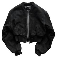7/6迄限定値下げ【DRKSHDW RICKOWENS】 MA-1ジャケット rick owens リックオウエンス レザー ボンバージャケット ma-1