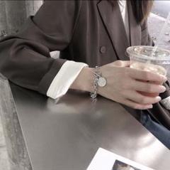 大人気商品!! アンティークシルバーブレスレット 原宿 オルチャンファション