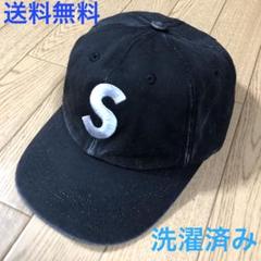 supreme Pigment Canvas S Logo 6-Panel 黒のサムネイル