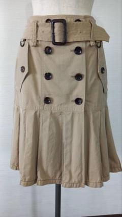 ★超美品 BURBERRY スカート フレア ベルト付 バーバリーのサムネイル