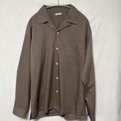 <値下げ可>GU シャツ ブラウン Lサイズ (春秋)