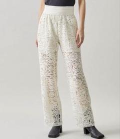 【美品】Ameri vintage レースニットパンツ 美品 Ameri VINTAGE レースライクニットパンツ フリーサイズ