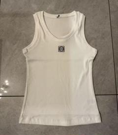 未使用に近い　LOEWE ホワイト タンクトップ XS LOEWE - LOEWE タンクトップの通販 by k.sshop｜ロエベならラクマ
