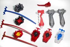 ベイブレード×63パーツ　ランチャー×7個　まとめ売り　セット ky-zakkaten-y_0748-009335