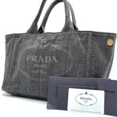 PRADA プラダ　カナパ　バンドバッグ　デニム25031604