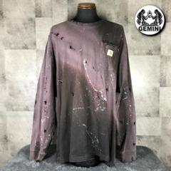 Carhartt Loose Fit グランジカスタム ロングスリーブ Tシャツ
