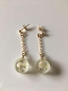 ピアス(かすみ草)