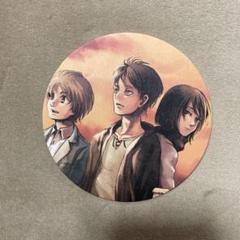 進撃の巨人 ミカサ エレン アクキー ラバスト コースター まとめ売り 進撃の巨人 パズル型アクリルキーホルダー エレン・ミカサ グッズ