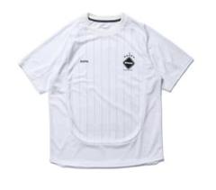 新品未使用！FCRB ゲームシャツ ストライプ GAME SHIRT 白 Sサイ