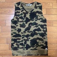 A BATHING APE タンクトップ　迷彩　カモ柄　S ブルー系 A BATHING APE タンクトップ 迷彩 カモ柄 S ブルー系（A BATHING