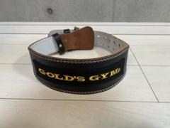 【今だけSALE】GOLD'S GYM レザーパワーベルト ブラウン GOLD'S GYM(ゴールドジム) トレーニングレザーベルト(パッド付
