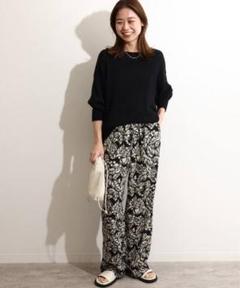 レリューム ベリープリントパンツ　未使用品　ブラック 2025年最新】JOURNAL standard relume ベリープリントパンツの