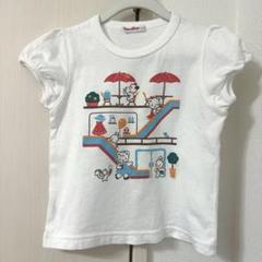 【未使用に近い】familiarファミリア　おはなしTシャツ　ファミちゃん110