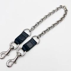 GUCCI ブラック ウォレットチェーン GUCCI (グッチ) ウォレットチェーン ブラック 全長約52cm メタル