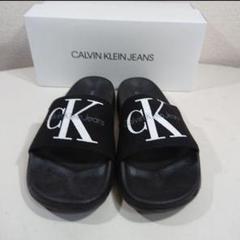 【22,5cm】Calvin Klein カルバンクライン/スポーツサンダル/黒