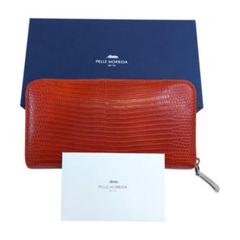 ペッレモルビダ 正規品 中古 長財布 オレンジ ユニセックス