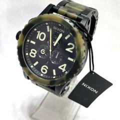 美品✨　Nixonニクソン　51-30 カモフラ　迷彩　稼動品