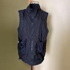 common gull products ベスト 黒 ジップベスト ロゴ付 GU公式 | ハーフジップベストOSQ+EC