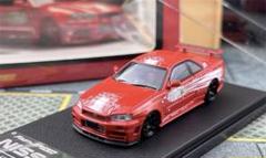 あるばむ34 1/64 Fast Speed 日産 スカイライン GT-R Mk5 R34 赤 - メルカリ