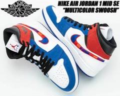 Jordan 1 Mid Multi-Color Swoosh