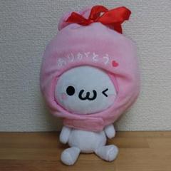 かおもにゃん　メガBIG　ぬいぐるみ　ビッグ　レア　かおもじん Yahoo!オークション - 顔文字 かおもじん ねこみみメガBIG