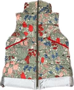 キャシャレル babyjane Cacharel 花柄 リバーシブル 中綿ベスト キャシャレル babyjane Cacharel 花柄 リバーシブル 中綿ベスト