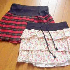 LIZ LISA doll TRALALAミニスカート Liz lisa tralala rare graphic print ruffle layers mini skirt